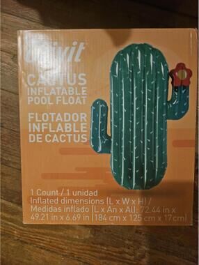 NEW unused - Crivit Inflatable Cactus Pool Float